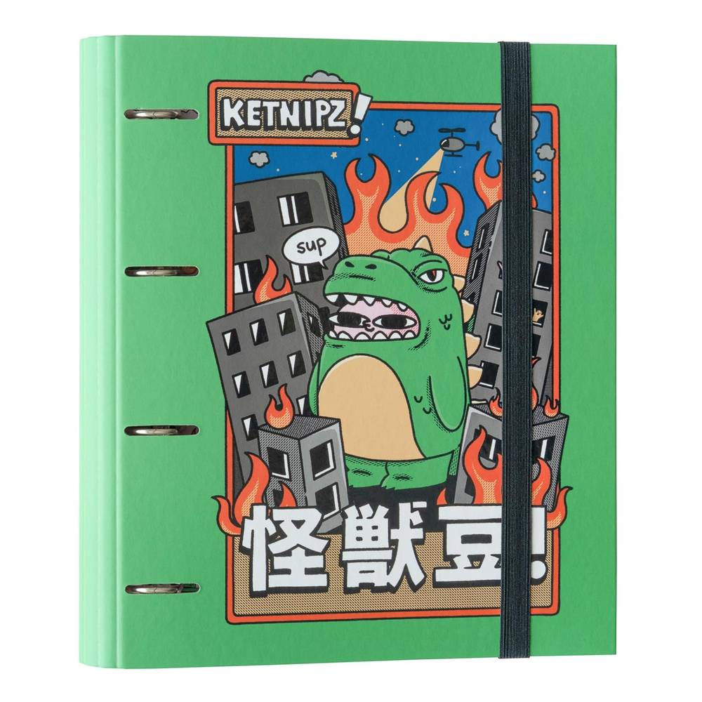 Ketnipz - 4Ring Classeur à anneaux - Multicolore